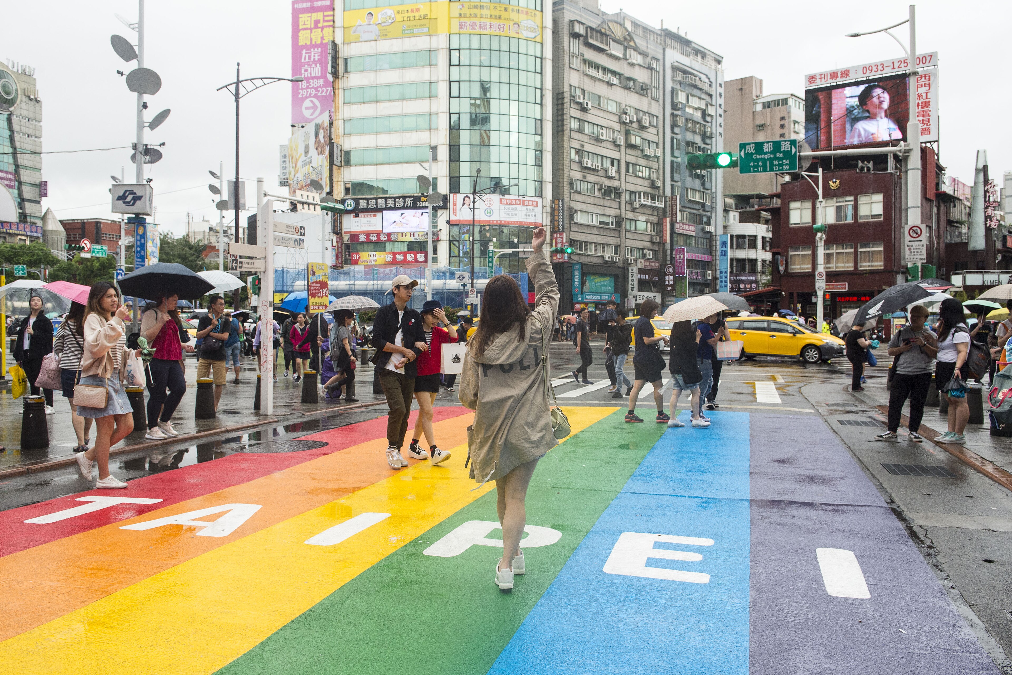 解放碑步行街景点图片