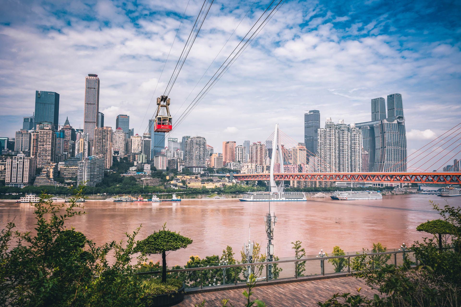 长江索道景点图片