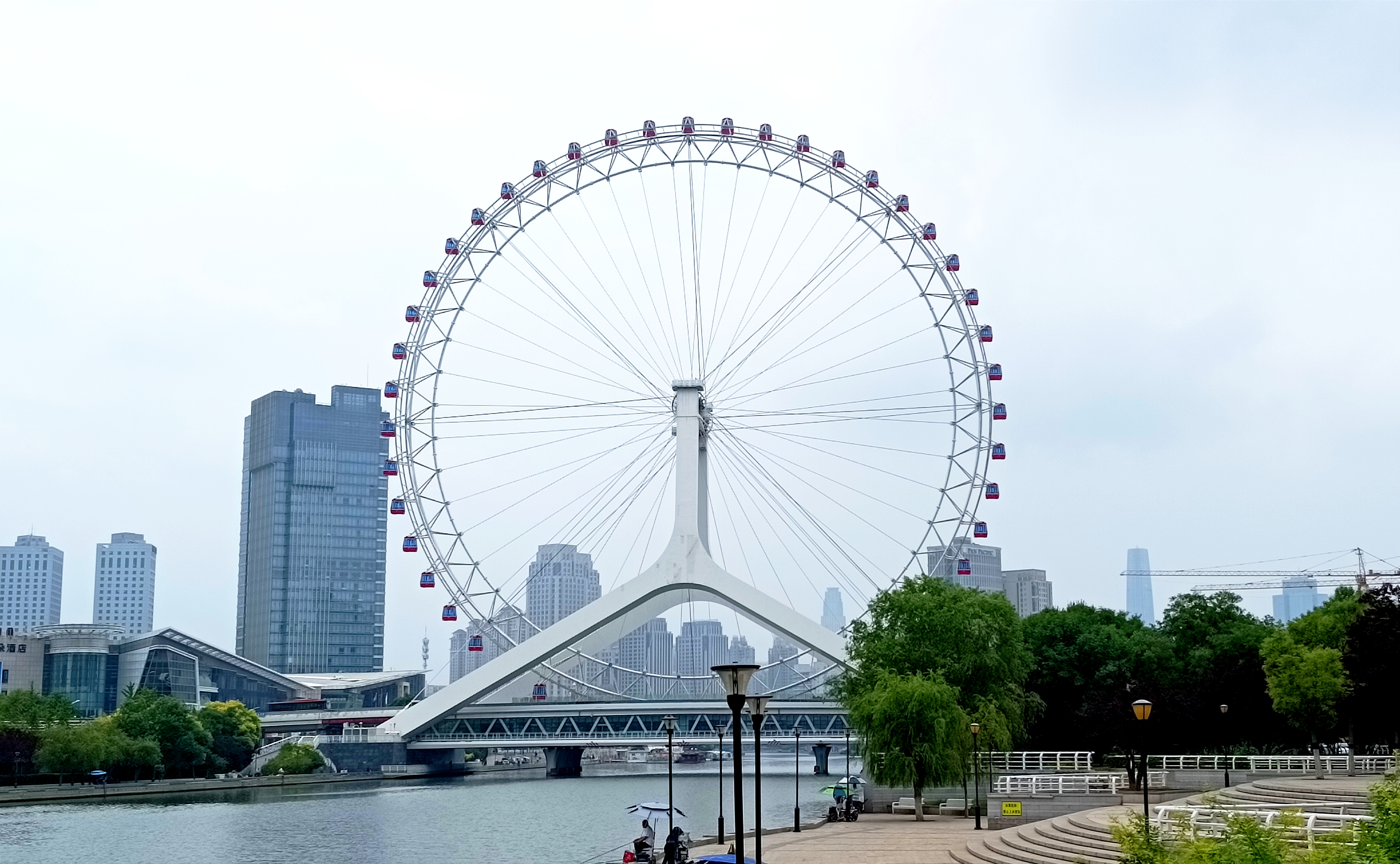 天津之眼摩天轮景点图片