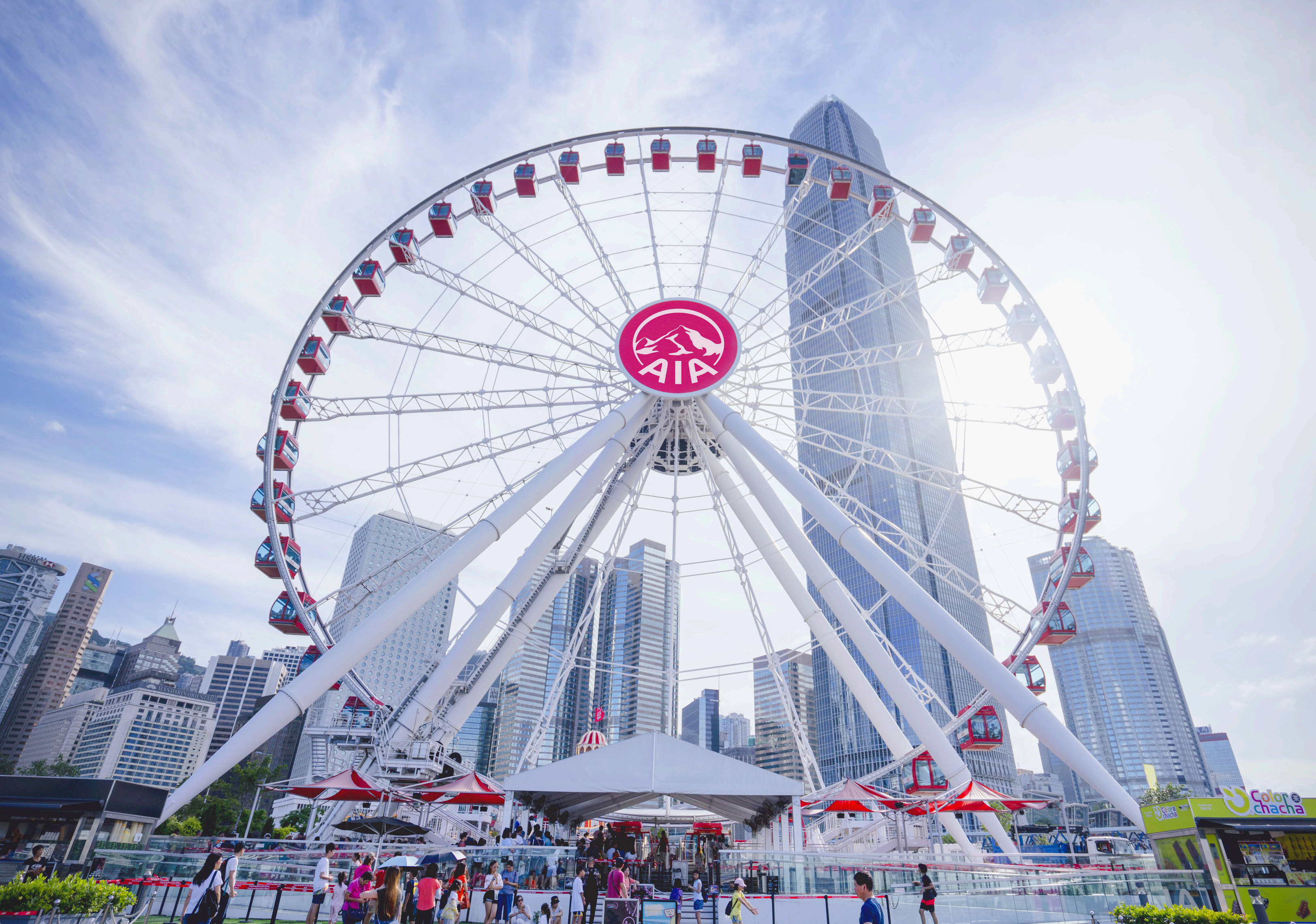 香港摩天轮景点图片